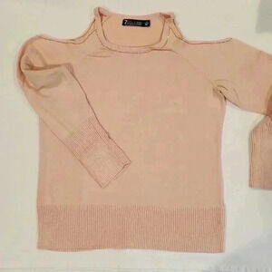 7th Avenue NYC Cold Shoulder Sweater Size M